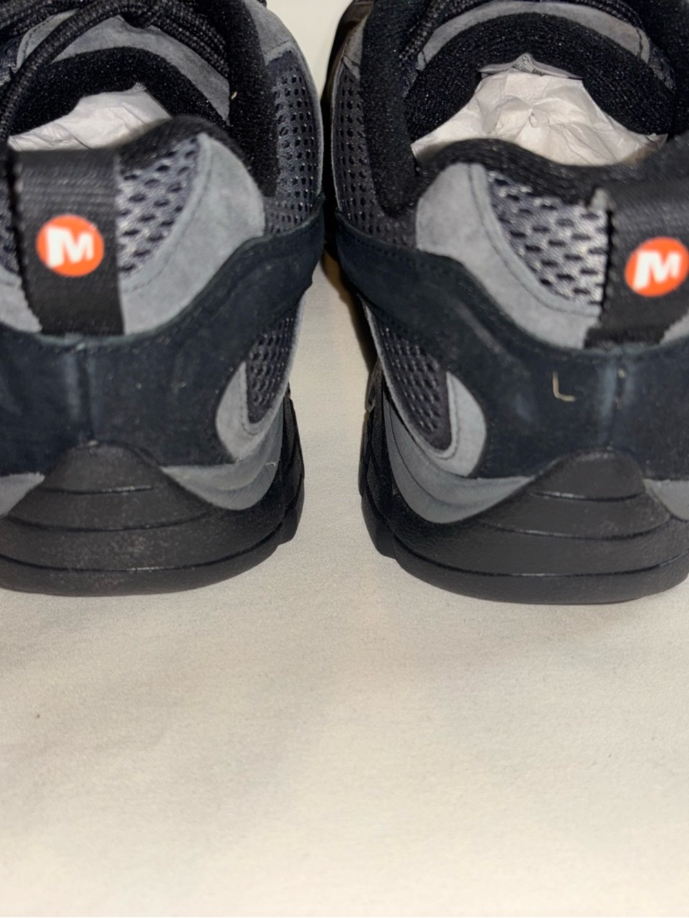 Merrell Moab 2 Waterproof Hiking Shoes Men’s 11.5 Wide Granite Gray Vibram 542 - Picture 6 of 9